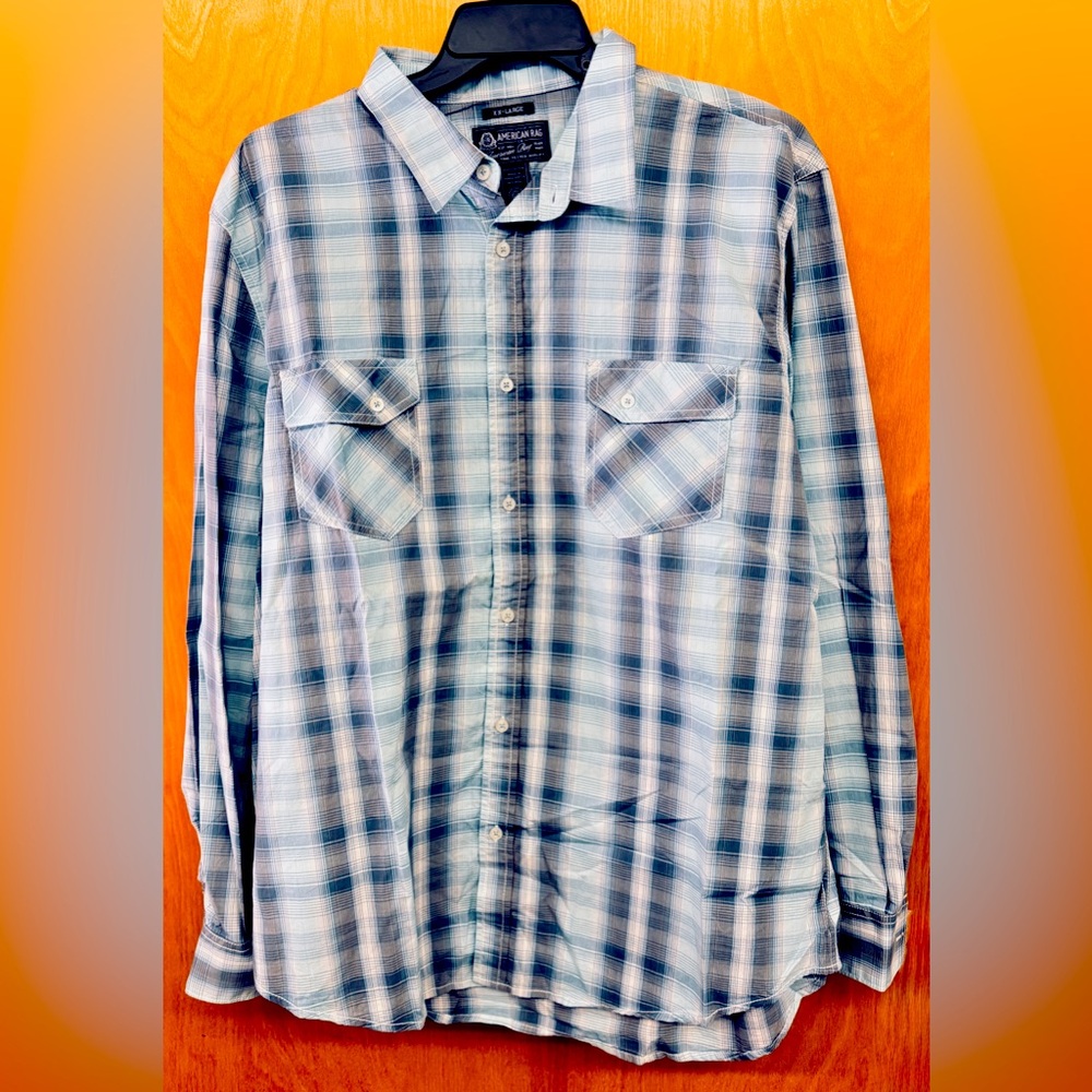 American Rag Mens Long Sleeve Dress Shirt